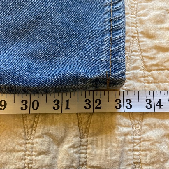Rare Vintage light Blue Denim Levi Strauss Cowboy Boot Cut Jeans - Picture 7 of 7